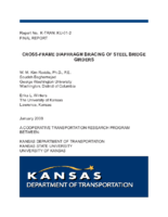 CrossFrame Diaphragm Bracing of Steel Bridge Girders Final Report