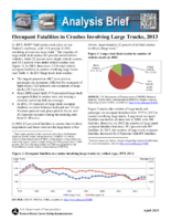 Occupant Fatalities in Crashes Involving Large Trucks 2013 Analysis Brief