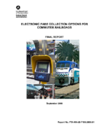 Electronic fare collection options for commuter railroads  final report