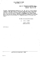 Part 20 Amendment 2031 Civil Air Regulations