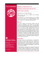Safety evaluation of offset improvements for leftturn lanes