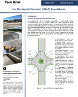 Hot Mix Asphalt Pavement HMAP Roundabouts tech brief