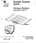 Drainable Pavement Systems Participant Notebook