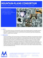 Development and Characterization of a PlantBased BioAdditive for Asphalt Binder Research Brief