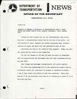 Excerpts of Remarks by Secretary of Transportation John A Volpe before the Canton Traffic Club