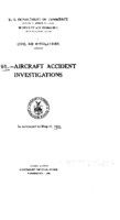 Part 91 Aircraft Accident Investigations