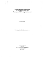 Hawaii Volcanoes National Park Air Tour Management Plan Planning and NEPA Scoping Document