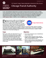 FTA Transit Climate Change Adaptation Assessment Pilot Project Chicago Transit Authority