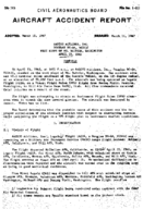 Investigation of Aircraft Accident AAXICO AIRLINES INC MT RAINIER WASHINGTON 19650423