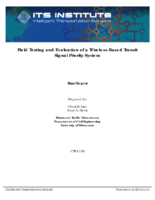 Field Testing and Evaluation of a WirelessBased Transit Signal Priority System