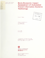 SocioEconomic Impact Assessment of Automated Transit Information Systems Technology