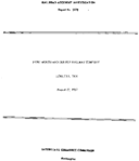 Interstate Commerce Commision Report of the Accident  Investigation Occuring on the FORT WORTH AND DENVER LOUETTA TX
