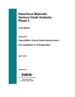 Hazardous materials Serious Crash Analysis Phase 2  April 2005