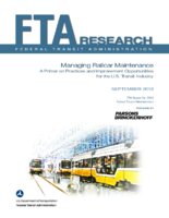 Managing Railcar Maintenance A Primer on Practices and Improvement Opportunities for the US Transit Industry