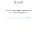 Nonmyopic Relocation of Idle MobilityonDemand Vehicles as a Dynamic LocationAllocationQueueing Problem