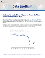 Airlines Operate More Flights in June OnTime Performance Hits a High