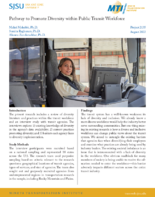 Pathway to Promote Diversity within Public Transit Workforce Summary