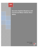 Excessive Daytime Sleepiness and Commercial Motor Vehicle Driver Safety