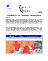 Development of Rail Temperature Prediction Model Research Results