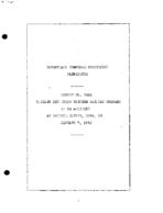 Interstate Commerce Commision Report of the Accident  Investigation Occuring on the CHICAGO AND NORTH WESTERN RAILWAY COUNSIL BLUFF IA