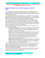 Summary of the MUTCD Pavement Marking Retroreflectivity Standard