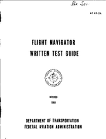 AC 632A Flight Navigator Written Test Guide