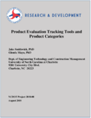 Product Evaluation Tracking Tools and Product Categories