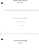 Interstate Commerce Commision Report of the Accident  Investigation Occuring on the MISSOURI PACIFIC RAILROAD SAN ANTONIO TEX