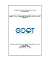 Evaluation of Structural Integrity for a Foamed Asphalt Base Course Using 100 Reclaimed Asphalt Pavement