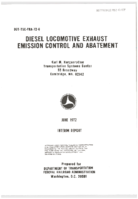 Diesel Locomotive Exhaust Emission Control and Abatement