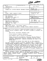 Concepts for a LowCost Motorist Information System Final Report