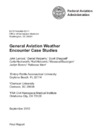 General Aviation Weather Encounter Case Studies