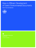 Keys to efficient development of useful environmental documents