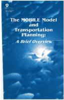 MOBILE Model and Transportation Planning  A Brief Overview