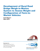 Development of Rural Road Bridge WeighinMotion System to Assess Weight and Configuration of FarmtoMarket Vehicles