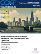 Impact of Modularized Autonomous Vehicles on Transit System Design and Operations