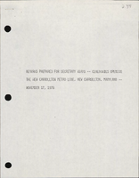 Remarks Prepared for Secretary Adams  Ceremonies Opening the New Carrollton Metro Line