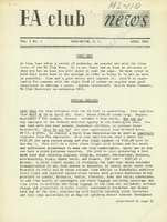 FA Club News April 1960