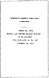 Interstate Commerce Commision Report of the Accident  Investigation Occuring on the NORFOLK AND WESTERN GLEN ALUM WV