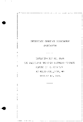 Interstate Commerce Commision Report of the Accident  Investigation Occuring on the BALTIMORE AND OHIO RAILROAD BYERS JET OH