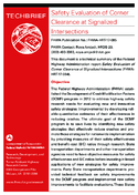 Safety Evaluation of Corner Clearance at Signalized Intersections techbrief