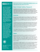 New Entrant Safety Research Analysis Brief
