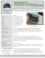 Influence of Internal Curing on Measured Resistivity  Research Project Capsule 186C