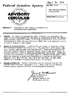 AC 1706 Radiation of Test Signals on Aeronautical Radionavigation Frequencies
