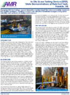 InSitu Scour Testing Device ISTD State Demonstrations of Field Soil Tests Franklin VA