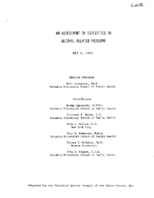 An Assessment of Statistics on AlcoholRelated Problems