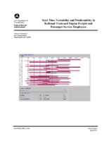 Start Time Variability and Predictability in Railroad Train and Engine Freight and Passenger Service Employees