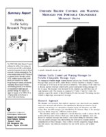 Uniforn Traffic Control and Warning Messages for Portable Changeable Message Signs