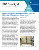 An Innovative Reinforcement Approach for RebarFree3D Printing of Transportation Infrastructure