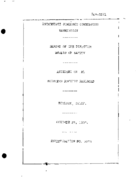 Interstate Commerce Commision Report of the Accident  Investigation Occuring on the SOUTHERN PACIFIC RAILROAD TURLOCK CA